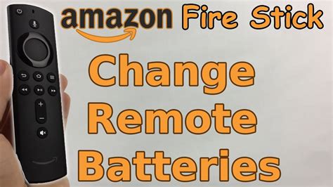 firestick remote killing batteries|how to replace firestick battery.